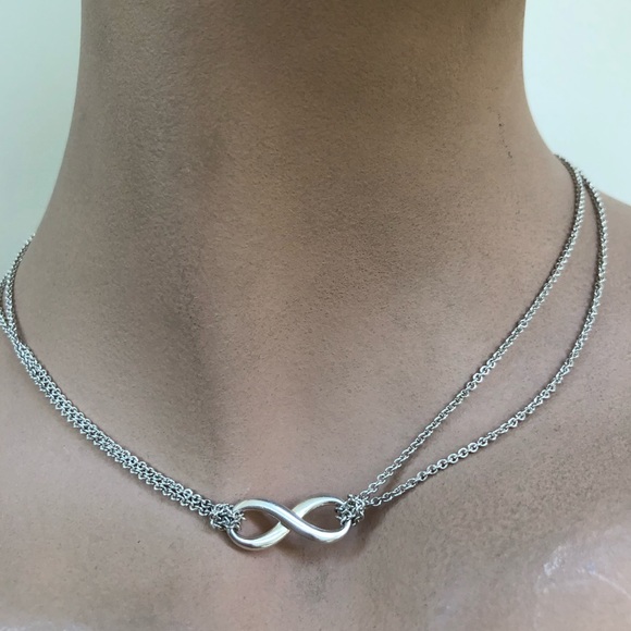 Tiffany & Co. Jewelry - 🔴AuthenticTIFFANY&CO Double Chain Infinity Neckla